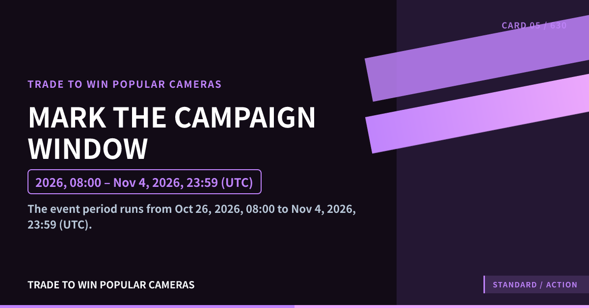 MARK THE CAMPAIGN WINDOW